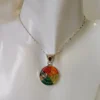 Spiral Spóndylu Purple Rainbow Pendant