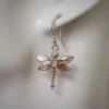 Dragonfly Mother Pearl Earrings