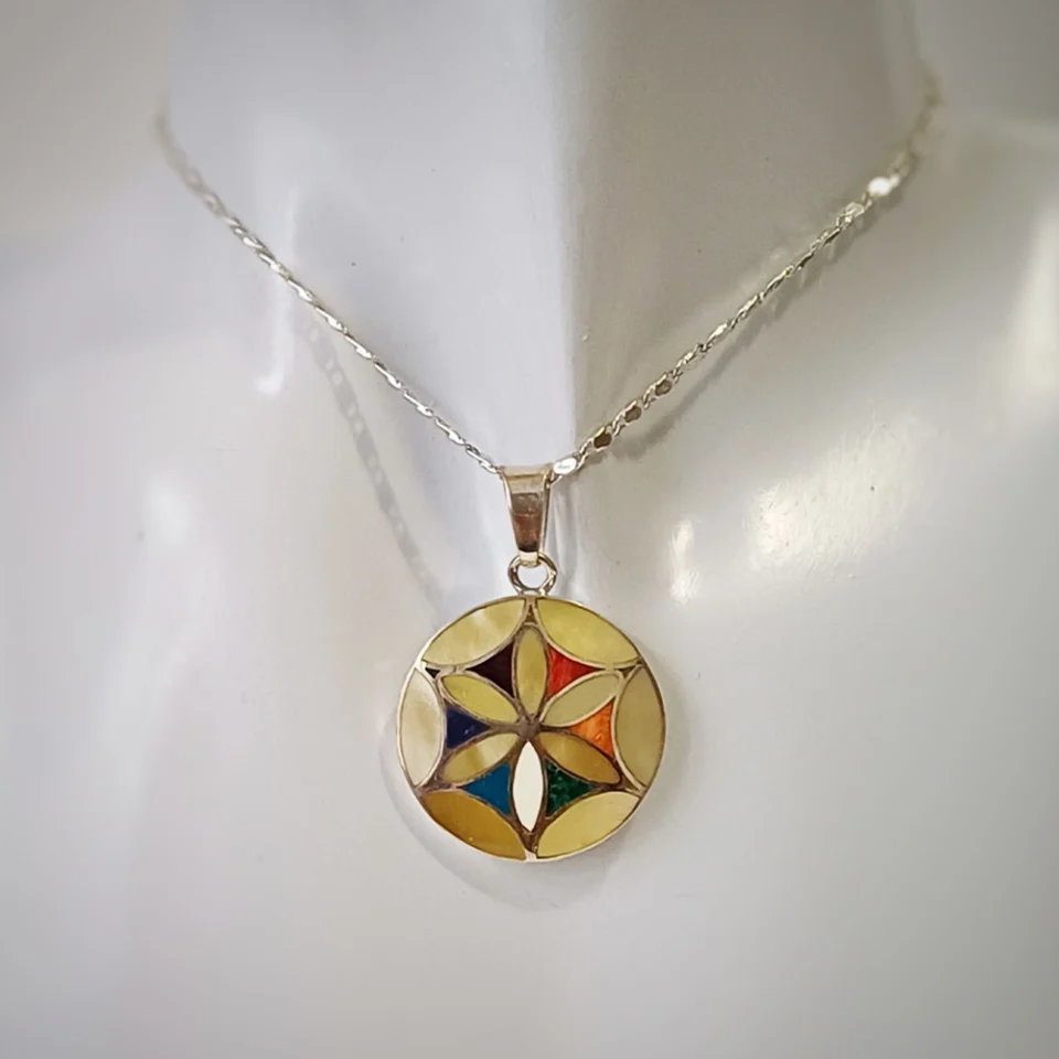 Mandala Rainbow Pendant