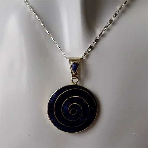 Spiral Sodalite (M) Pendant