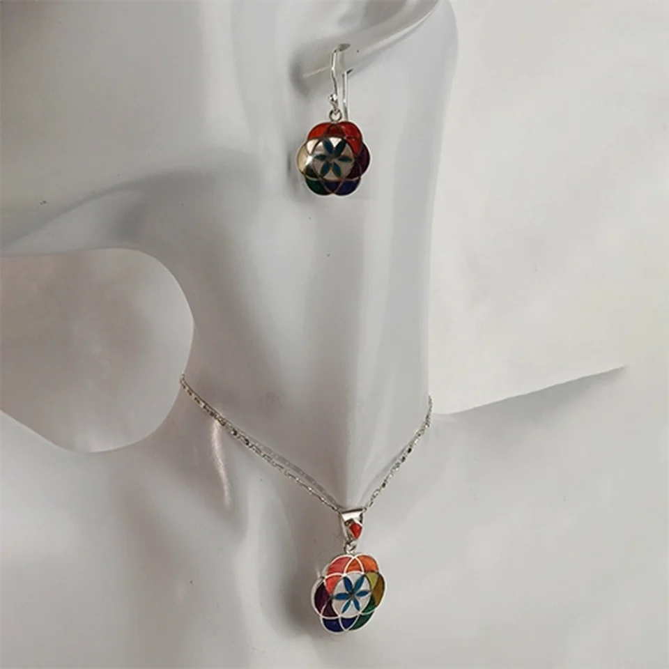 Flower of Life Rainbow Set