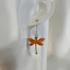 Dragon-fly Coral Earrings